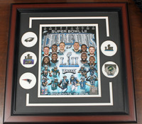 Philadelphia Eagles Super Bowl LII (52) Framed Pin Photo