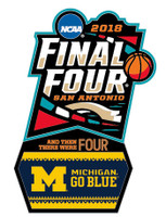 Michigan Wolverines 2018 Men's Final Four Pin