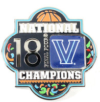 Villanova Wildcats '18 Men's Final Four Champs Pin