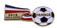 France 2018 World Cup Champions Ribbon Pin