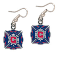 Chicago Fire Logo Earrings