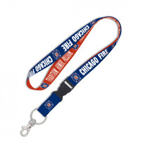 Chicago Fire Detachable Reversible Lanyard