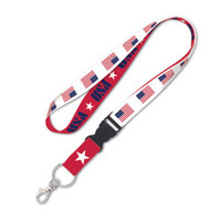 USA American Flag Detachable Patriotic Lanyard