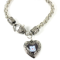 Coast Guard Charmed Heart Bracelet