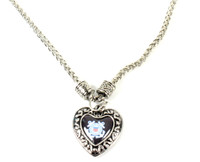 Coast Guard Charmed Heart Necklace