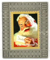 Santa Claus Christmas Forever Stamp Pin #1