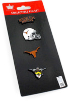 Texas Longhorns Four Pin Collector Set