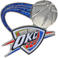 Oklahoma City Thunder Glitter Trail Pin