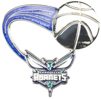 Charlotte Hornets Glitter Trail Pin