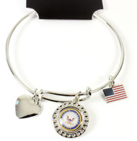 United State Navy Dimple Adjustable Bracelet