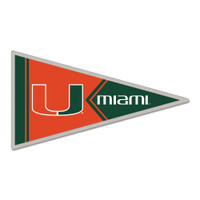 Miami Hurricanes Pennant Pin