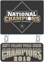 Vanderbilt 2019 College World Series Champs Dangler Pin