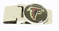 Atlanta Falcons Money Clip - Silver