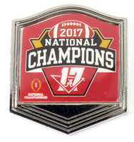 Alabama Crimson Tide 2017 College Football National Champs Pin