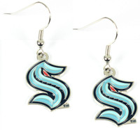 Seattle Kraken Dangle Earrings