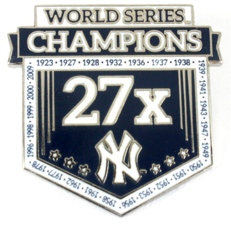 New York Yankees 27-Time World Series Champions Pin - Limited 1,000