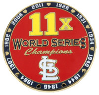 St. Louis Cardinals 11 -Time World Series Champions Pin - Limited 1,000