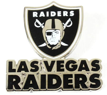 Las Vegas Raiders Slogan Collector Enamel Pin Jewelry Card