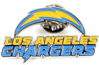 Los Angeles Chargers Logo Pin.