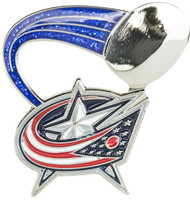 Columbus Blue Jackets Glitter Trail Pin