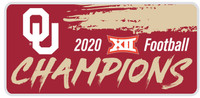 Oklahoma Sooners 2020 Big-12 Football Champions Pin