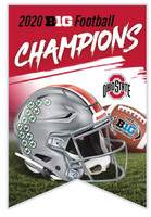 Ohio State Buckeyes 2020 Big-10 Football Champions Pin