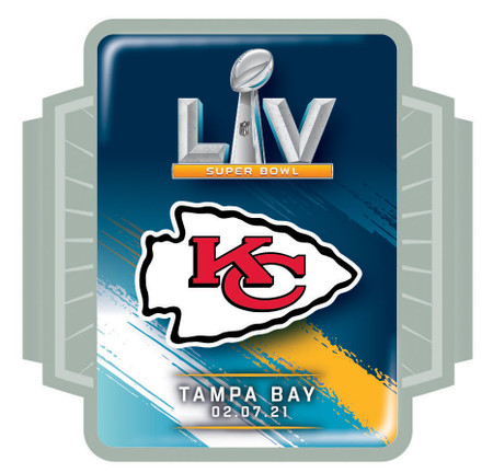 Kansas City Chiefs Super Bowl LVII (57) Champs Banner Pin