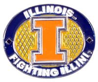 Illinois Fighting Illini Oval Pin