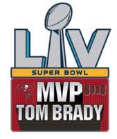 Tom Brady Super Bowl LV (55) MVP Pin