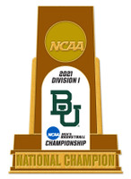 Baylor Bears 2021 Men's Final Four Champs Trophy Pin