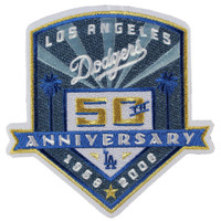 Los Angeles Dodgers 50th Anniversary Patch