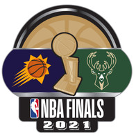 2021 NBA Finals Dueling Pin - Suns vs. Bucks