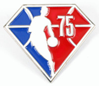 NBA 75th Anniversary Logo Pin