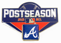 Atlanta Braves 2021 Post Season Oversized Pin - 1.75"