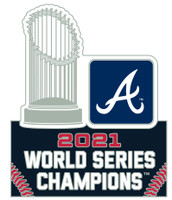 Atlanta Braves 2021 World Series Champs Trophy Pin