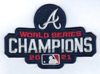 Atlanta Braves 2021 World Series Champions PATCH - 4"