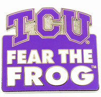 Texas Christian University Fear The Frog Pin