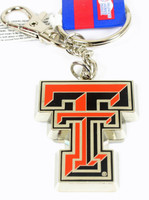 Texas Tech Logo Key Ring