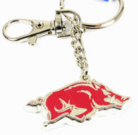 Arkansas Razorback Logo Key Chain