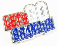 Let's Go Brandon Pin - Red White and Blue