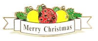 Merry Christmas Lapel Pin