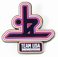 2022 Team USA Snowboarding Pictogram Pin