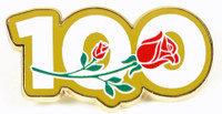 Rose Bowl 2022 Centennial "100" Logo Pin