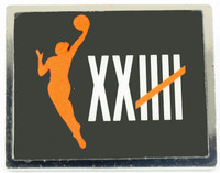 WNBA 25th Anniversary Logo Pin