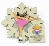 Salt Lake City 2002 Figure Skating Flake Pin