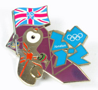 London 2012 Olympics Mascot Wenlock Pin