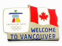 Vancouver 2010 Olympics Welcome To Vancouver Pin