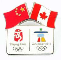 Beijing 2008 To Vancouver 2010 Olympics Bridge Pin