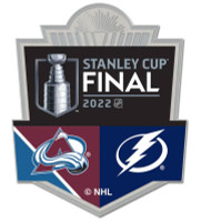Avalanche vs. Lightning 2022 Stanley Cup Dueling Pin