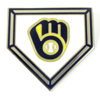 Milwaukee Brewers Home Plate Pin